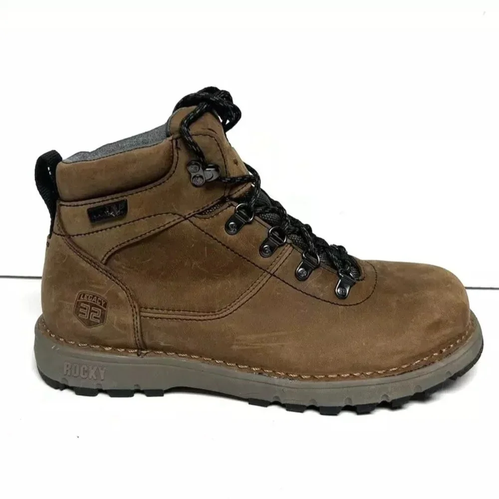 Rocky Womens Legacy 32 Comp Toe Boots Brown Size 11 M
